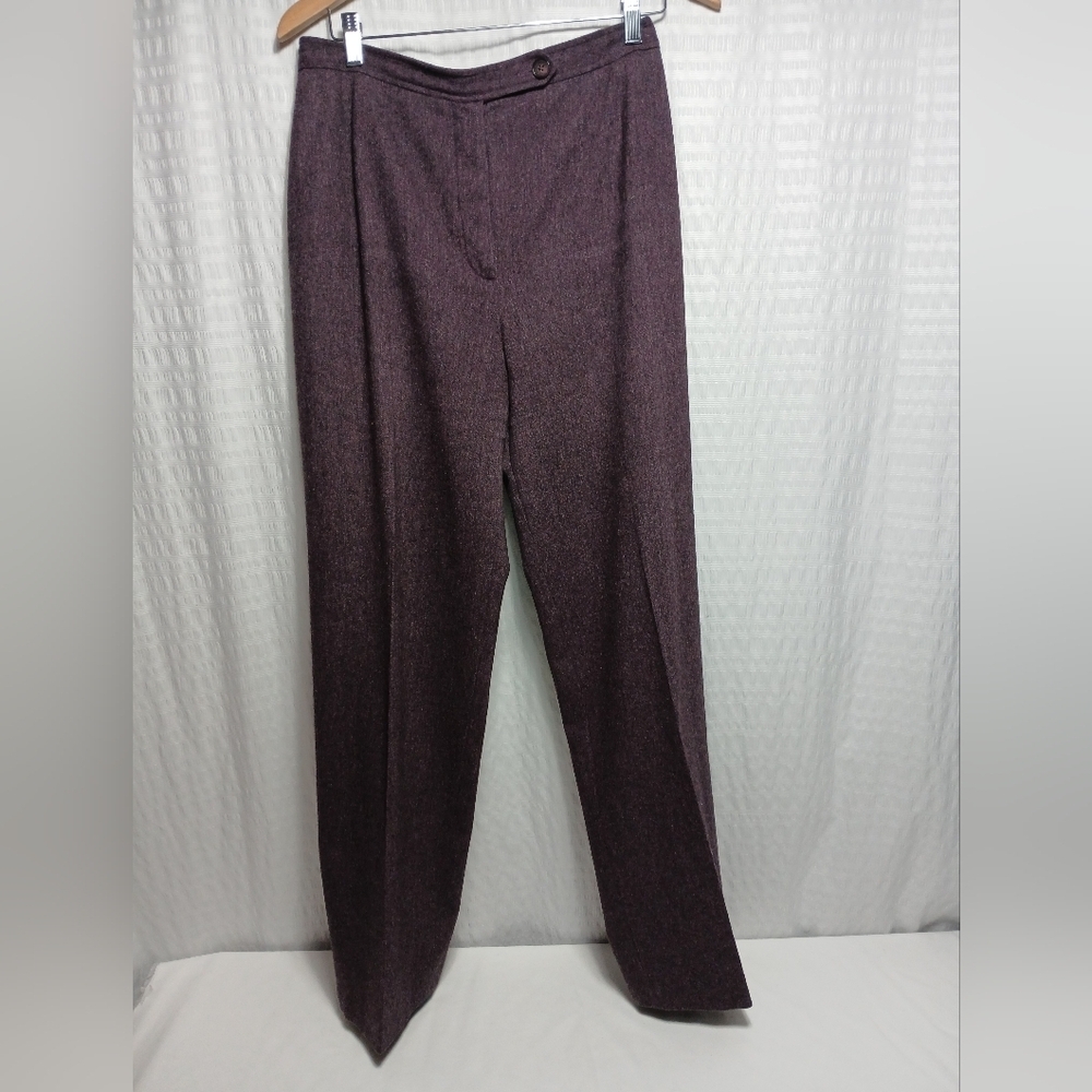 Vintage Evan Picone 80% Wool  Ladies Pants. Size 14 L